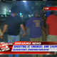 Individuals praying at the scene where a white gunman opened fire inside a historic black church in Charleston, S.C., June 17, 2015, killing nine people.
WCSC